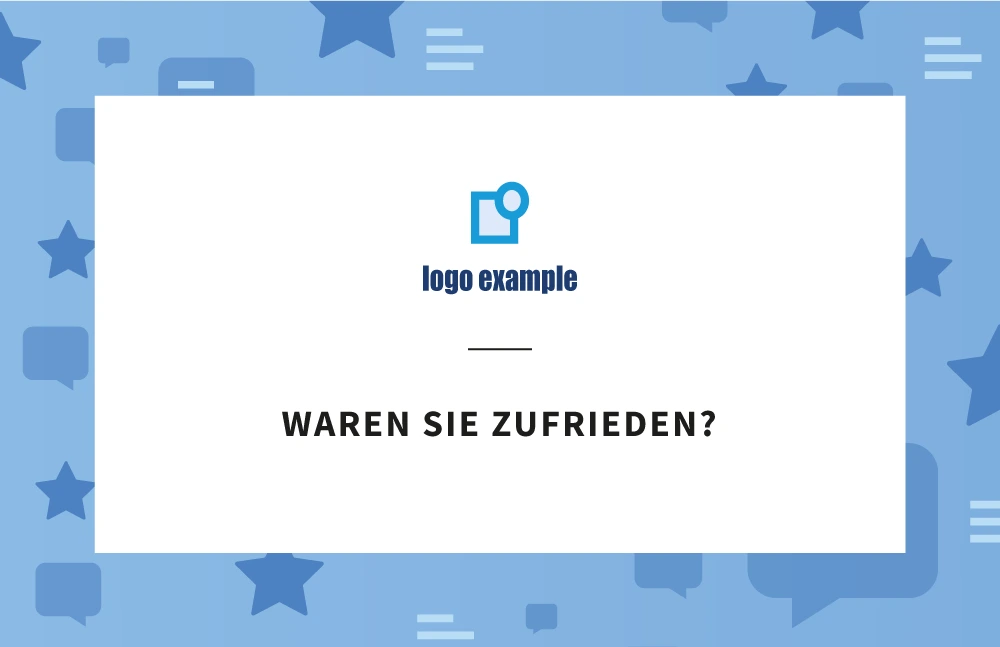Digitale Bewertungskarte für Fachbetriebe zur Kundenbewertung