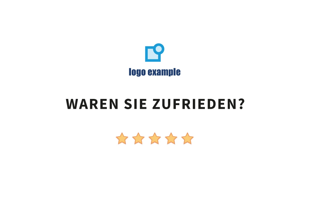 Digitale Bewertungskarte für Fachbetriebe zur Kundenbewertung