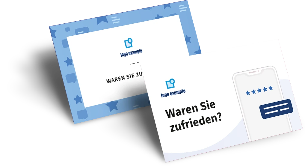Digitale Seiten Bewertungskarten